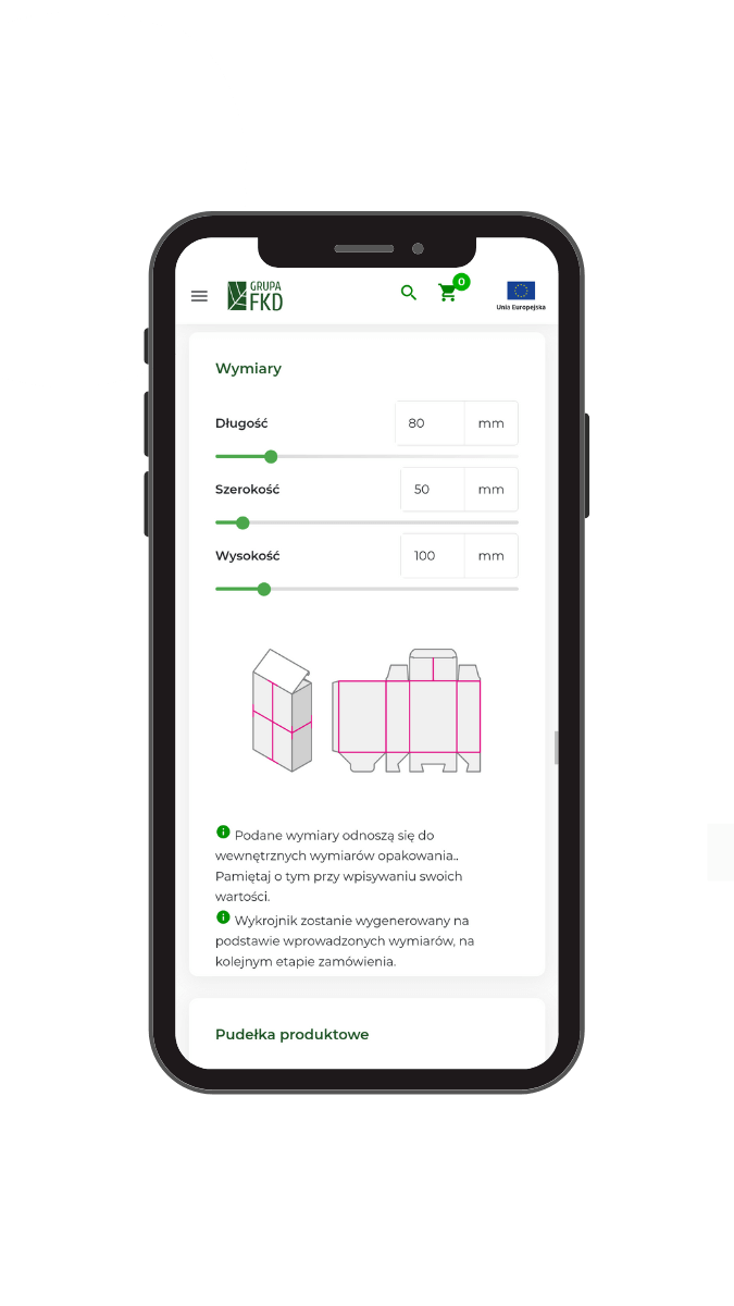 Moduł pudełka mocup